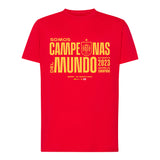 CAMISETA CAMPEONAS DEL MUNDO