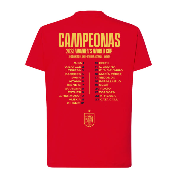 CAMISETA CAMPEONAS DEL MUNDO