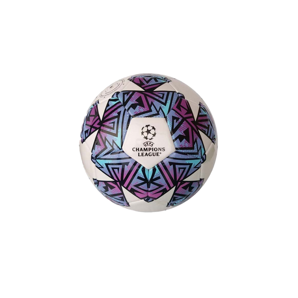 BALON CHAMPIONS ESTRELLAS BLANCO/AZUL/MORADO