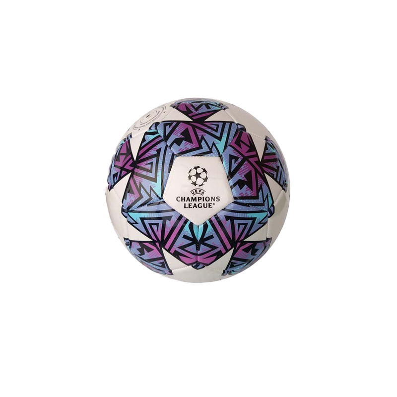 BALON CHAMPIONS ESTRELLAS BLANCO/AZUL/MORADO